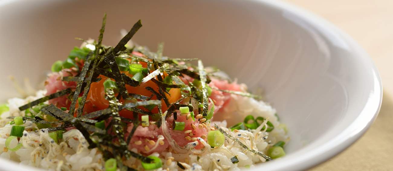 Negitoro Rice Negitorodon | Traditional Rice Dish From Japan