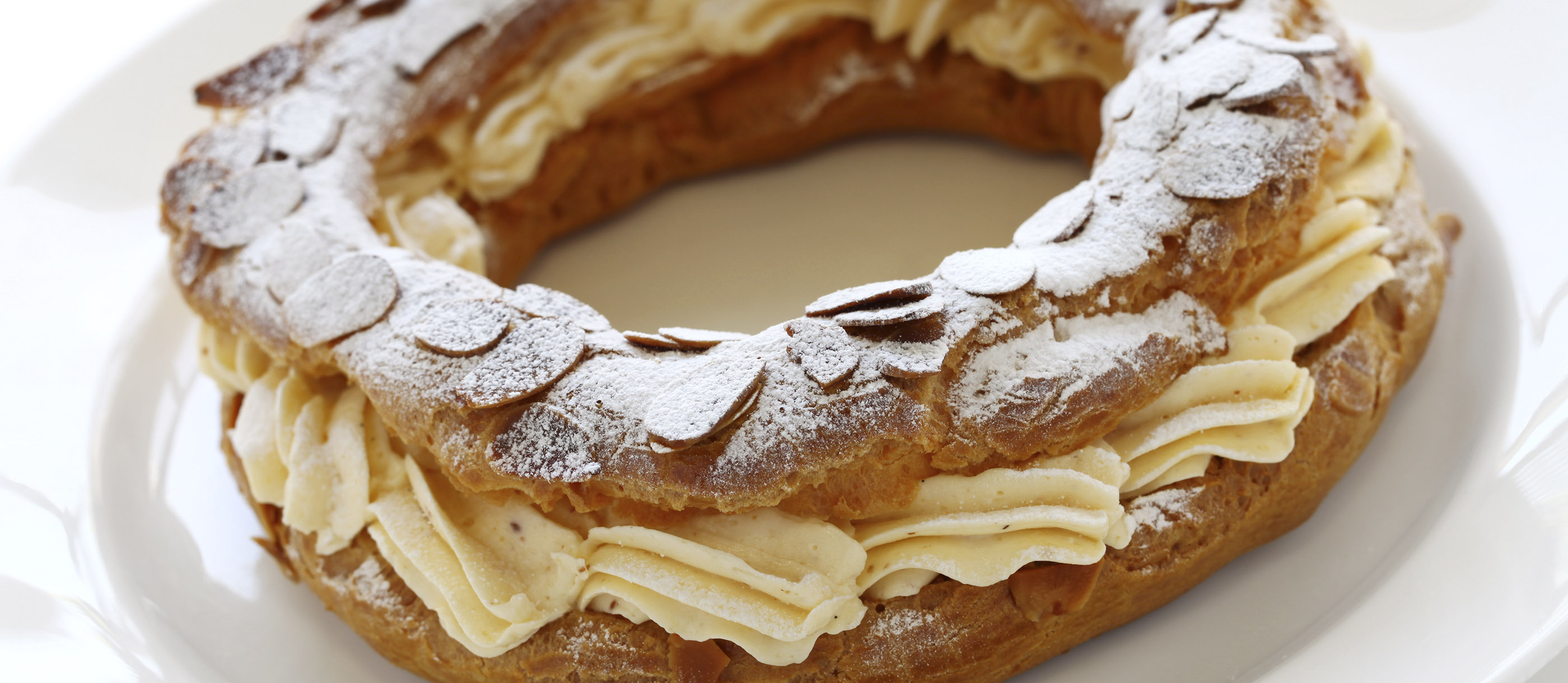 Paris Brest Traditional Sweet Pastry From Paris France