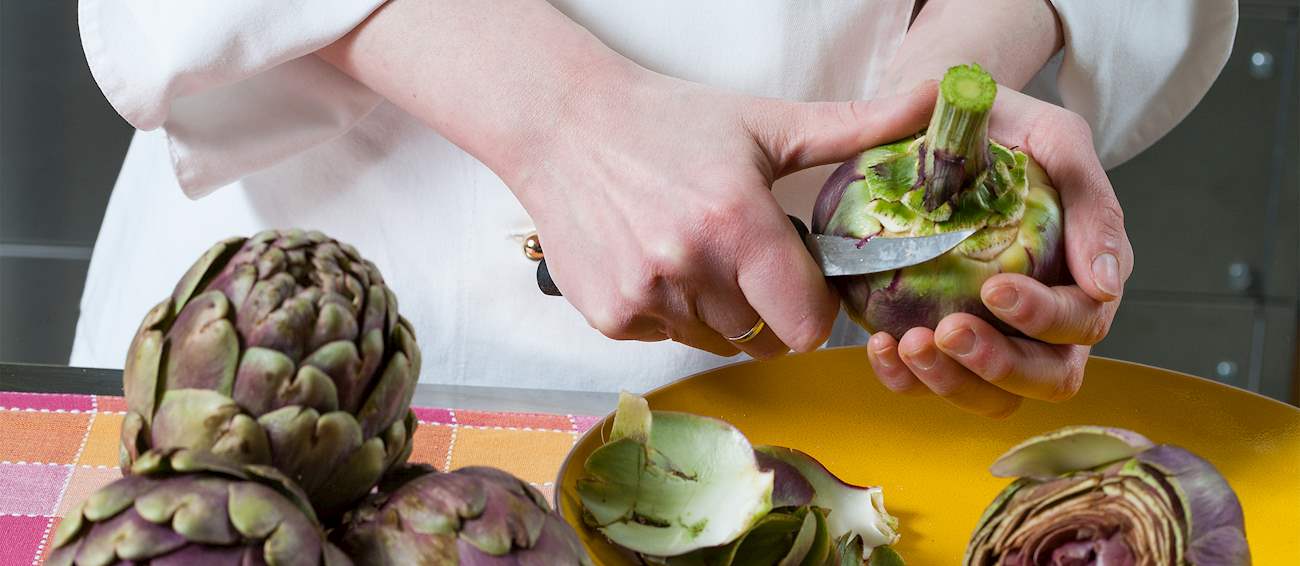Carciofi Alla Romana | Traditional Appetizer From Rome, Italy