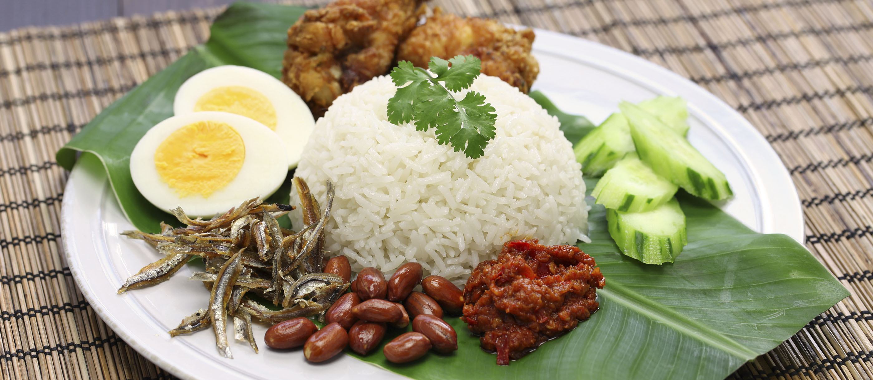  Nasi  Lemak  Traditional Rice Dish  From Malaysia 