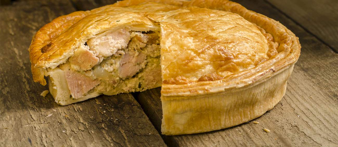 Game Pie | Traditional Savory Pie From England, United Kingdom