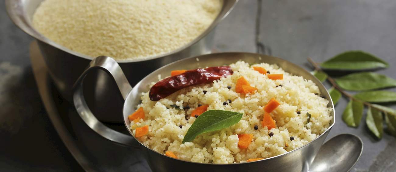 Dish Of Thick Porridge From Southern India