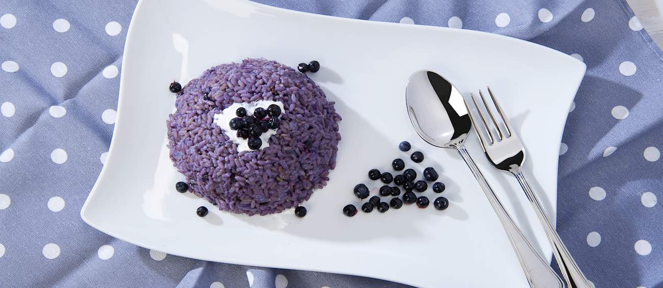 Risotto ai Mirtilli | Traditional Rice Dish From Trentino-South Tyrol ...