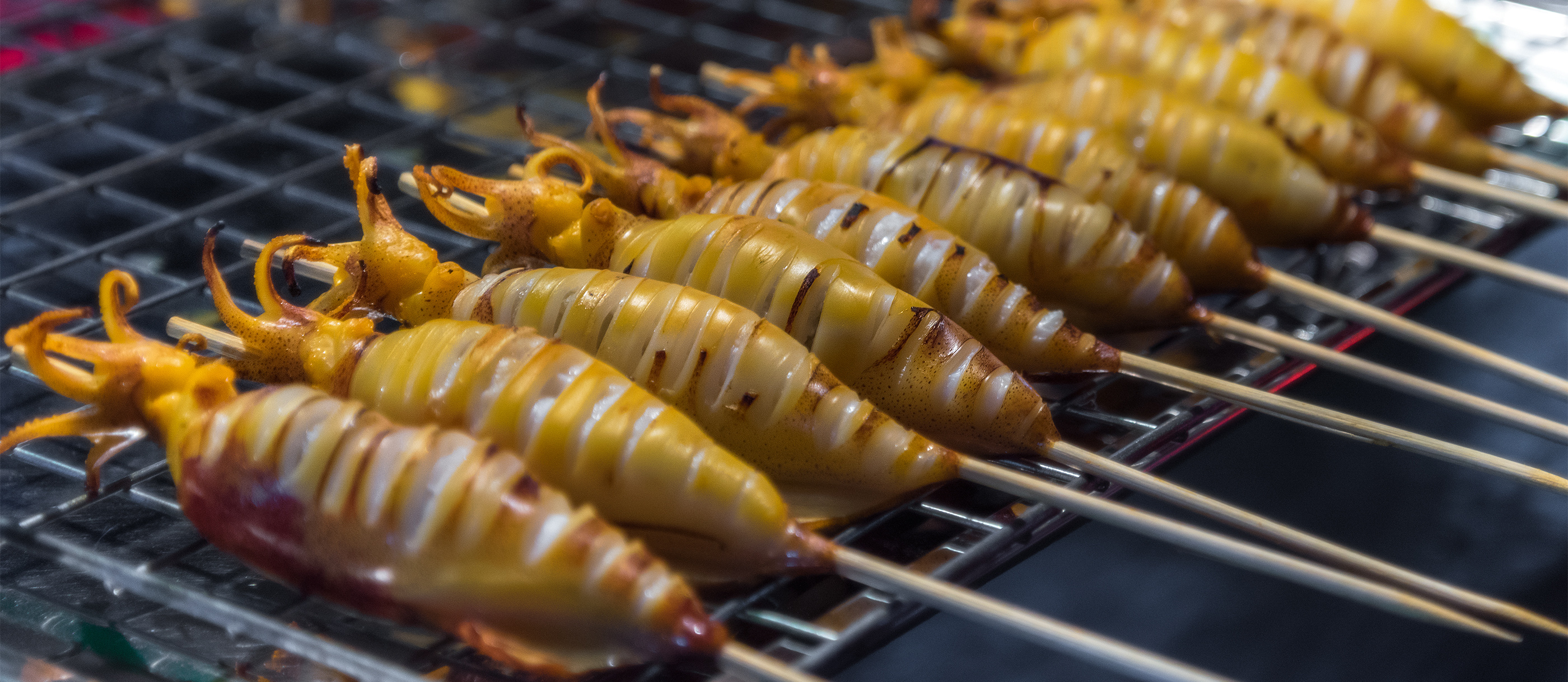 Pla Muek Yang | Traditional Squid Dish From Thailand, Southeast Asia