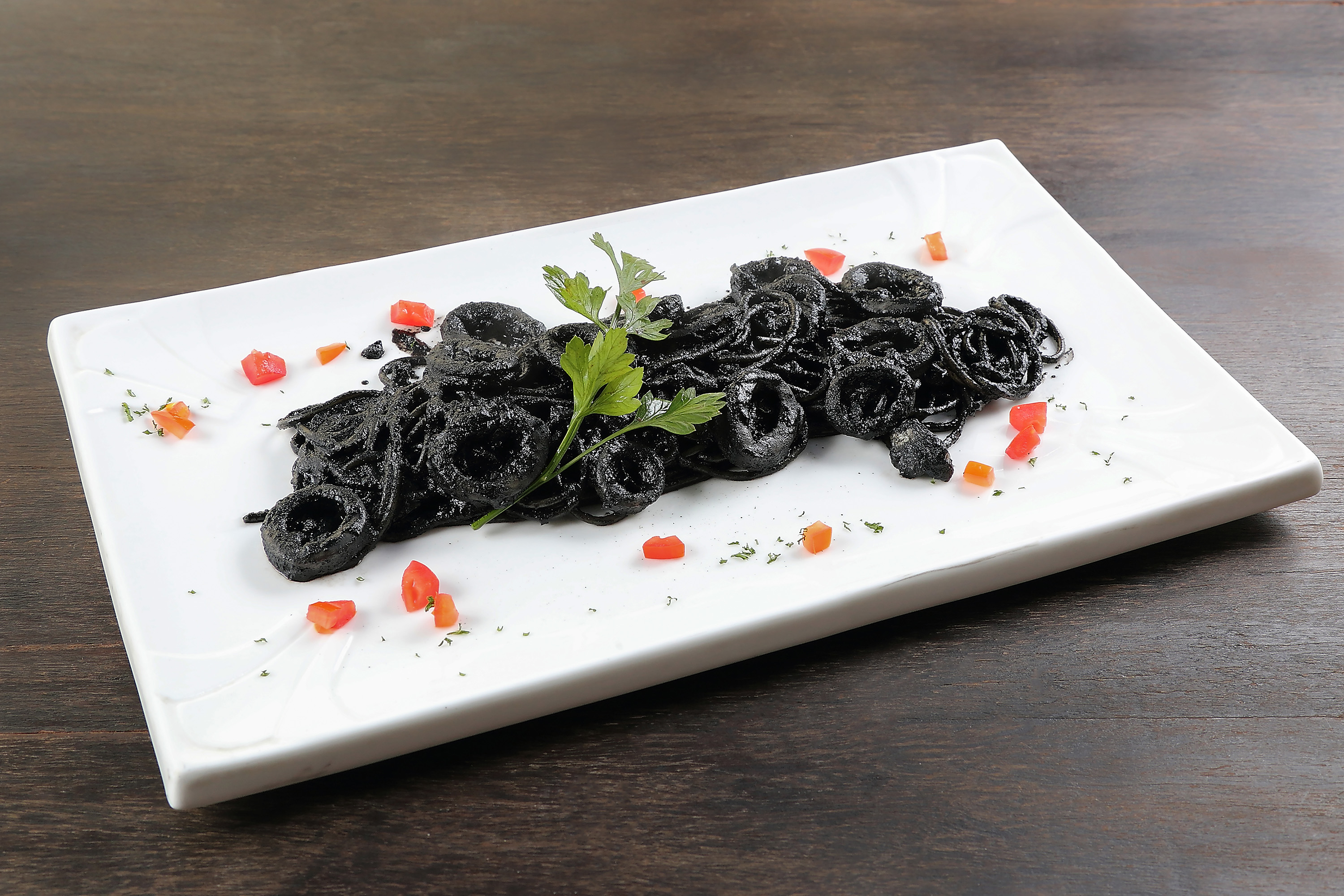 Spaghetti al nero di seppia (Spaghetti with Squid Ink) - Memorie di Angelina