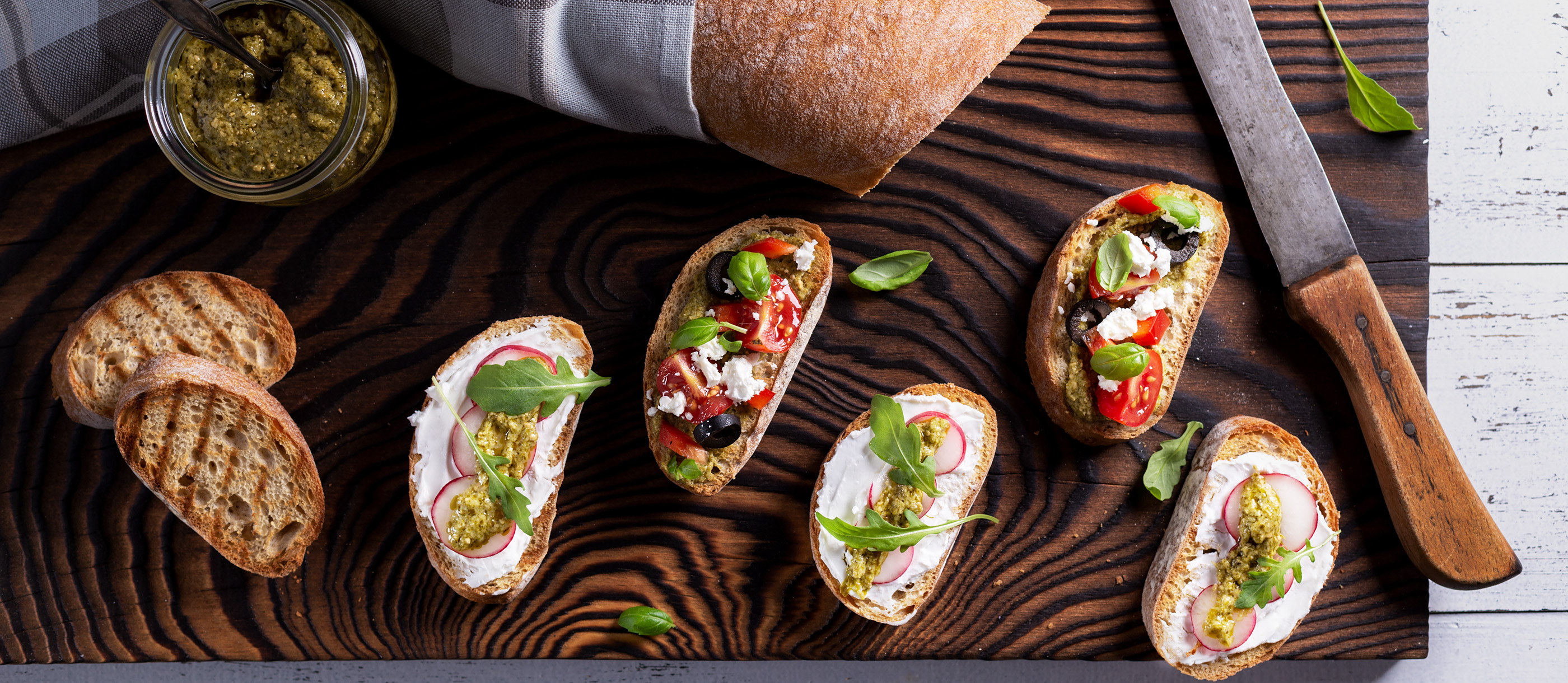 Crostini | Traditional Appetizer From Italy, Western Europe