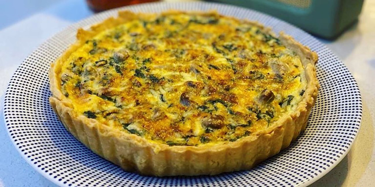 Coronation Quiche | Traditional Savory Pie From United Kingdom