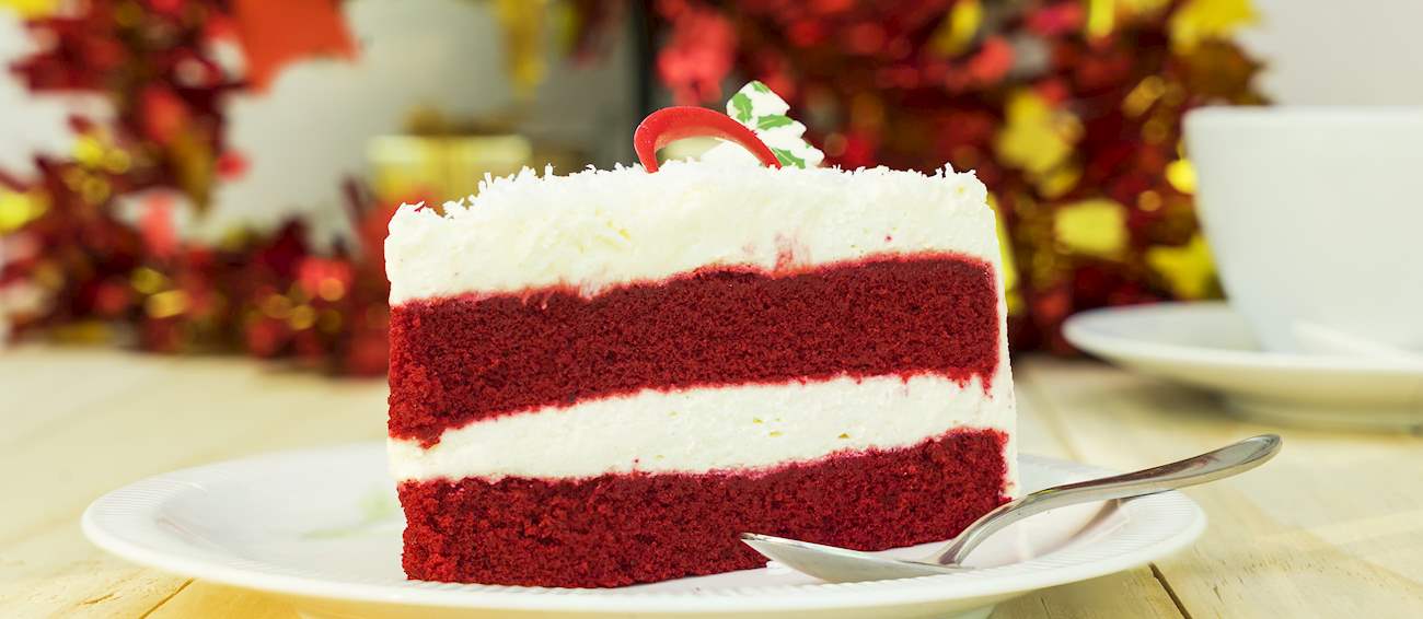Red Velvet Cake Traditional Cake From Southern United States United