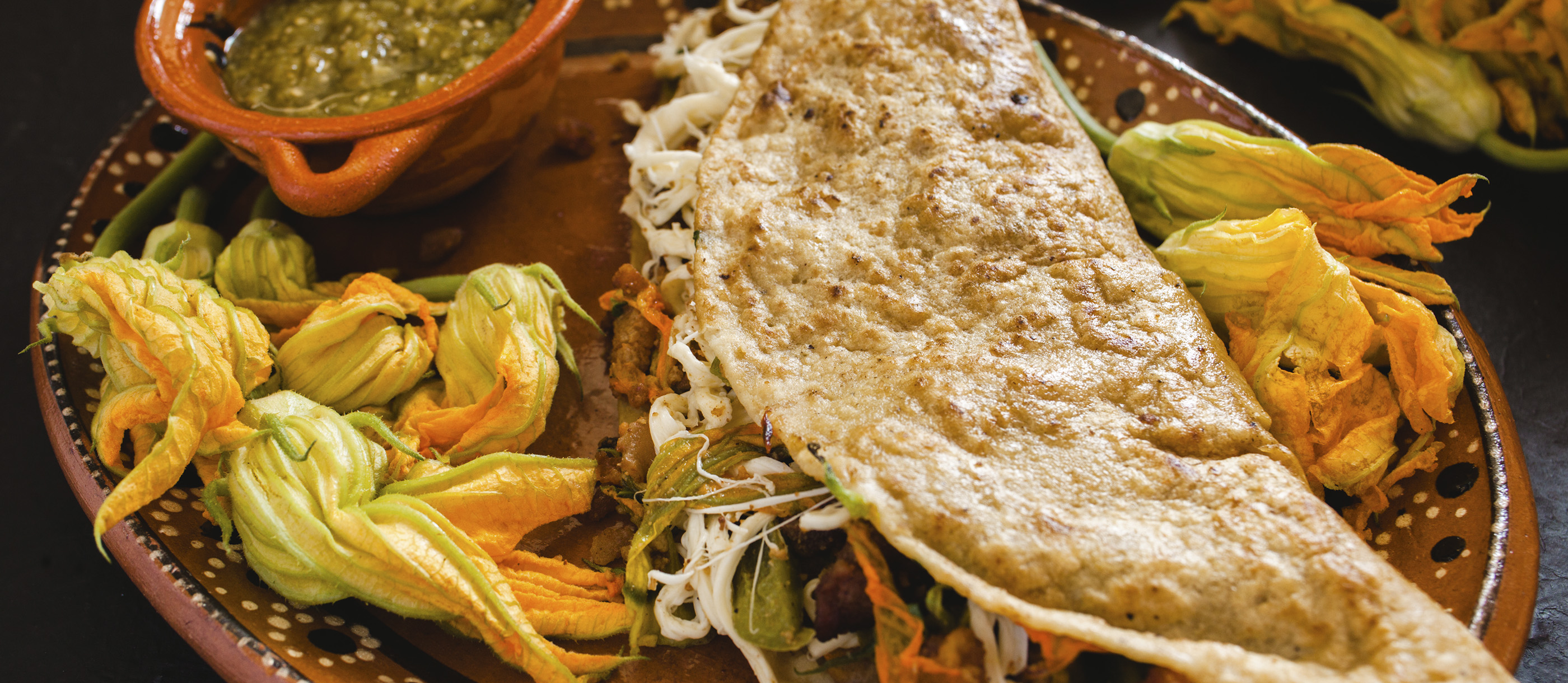 Quesadilla | Traditional Snack From Mexico, image size:2800x1220