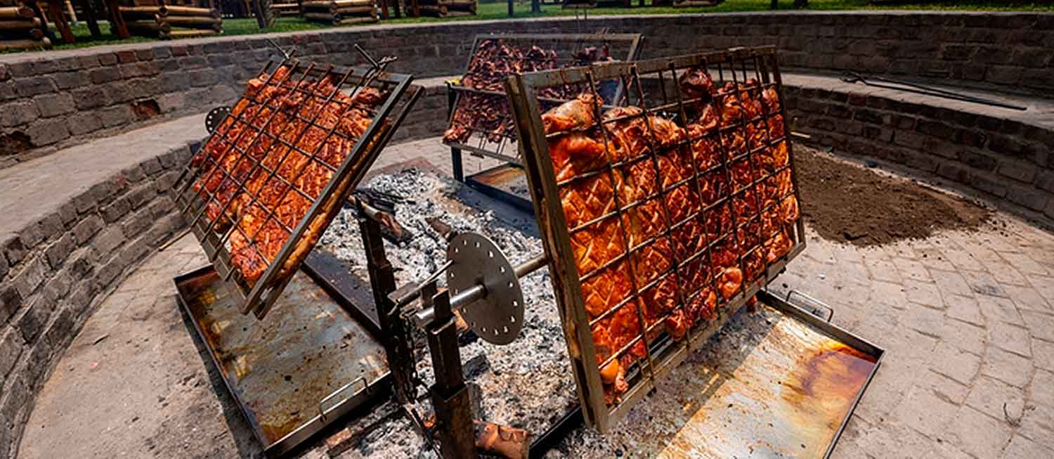 Chancho al Palo | Traditional Pork Dish From Huaral, Peru, image size:1500x653