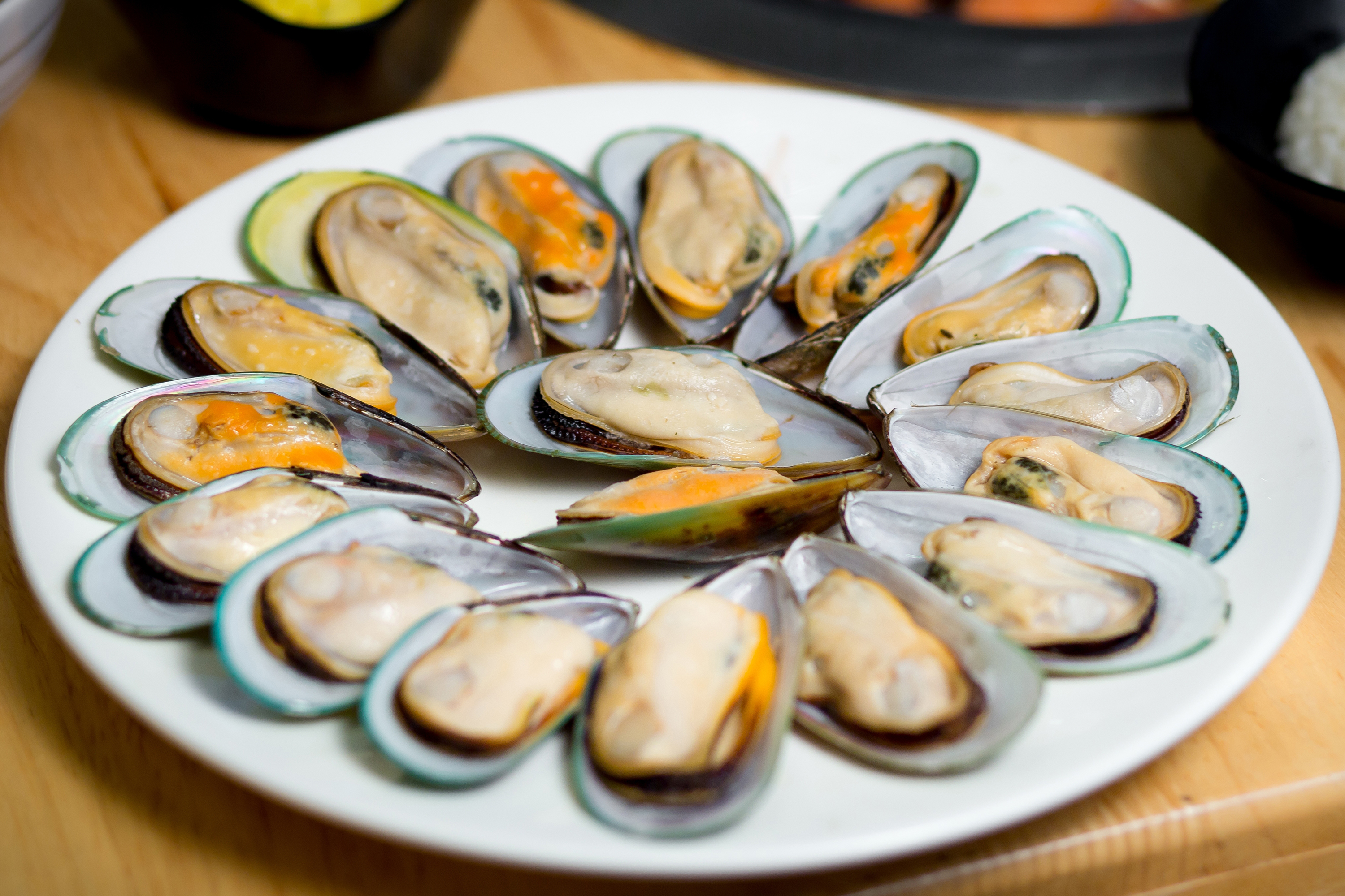 Moules parquées