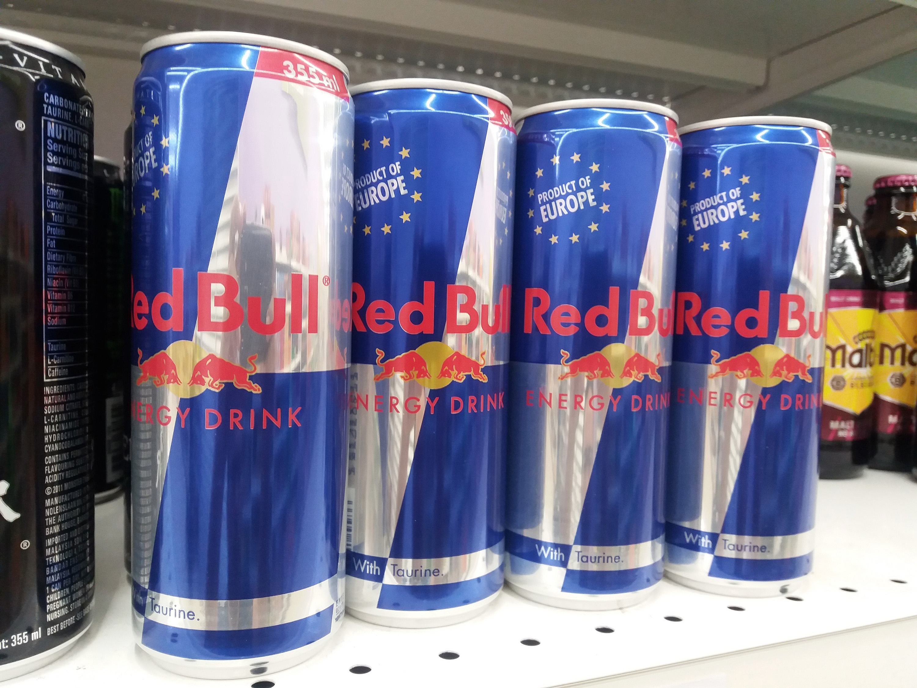 l carnitine red bull Red Bull Nutrition Facts main image 1