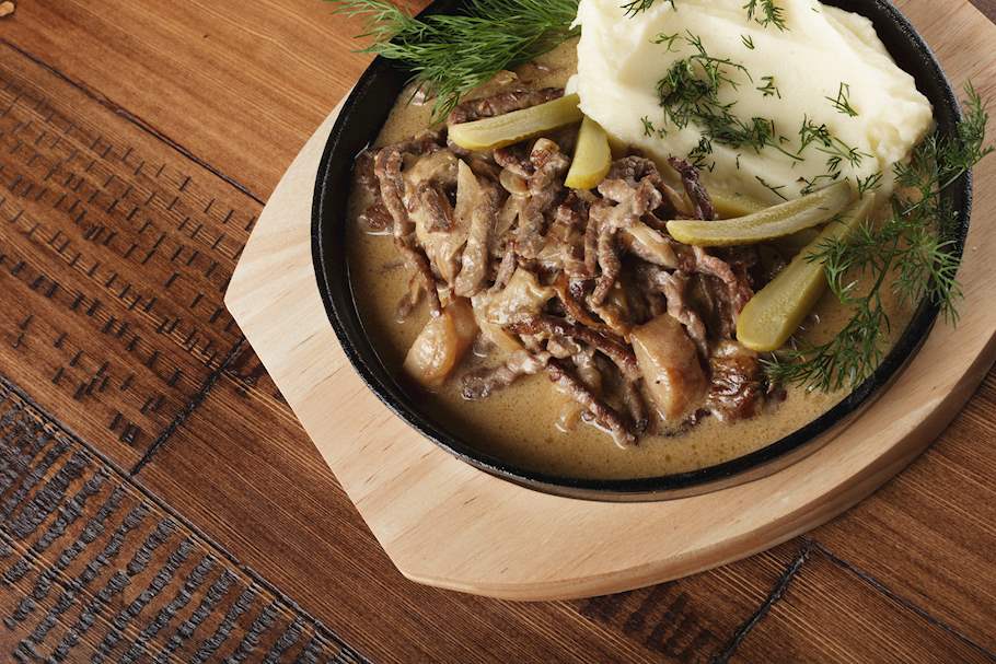 Beef Stroganoff With Pickles Authentic Recipe TasteAtlas