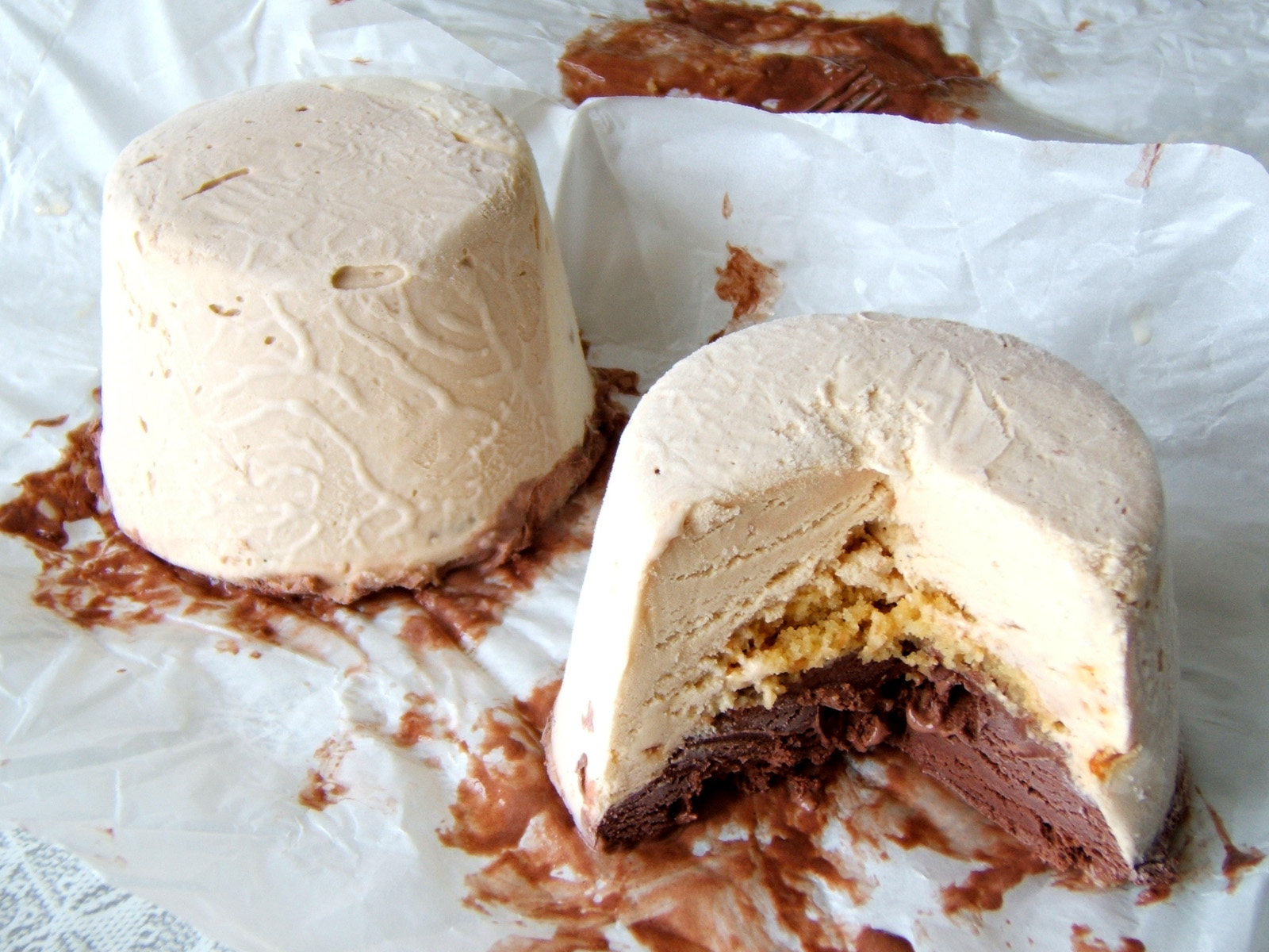 Spumoni, другая подача