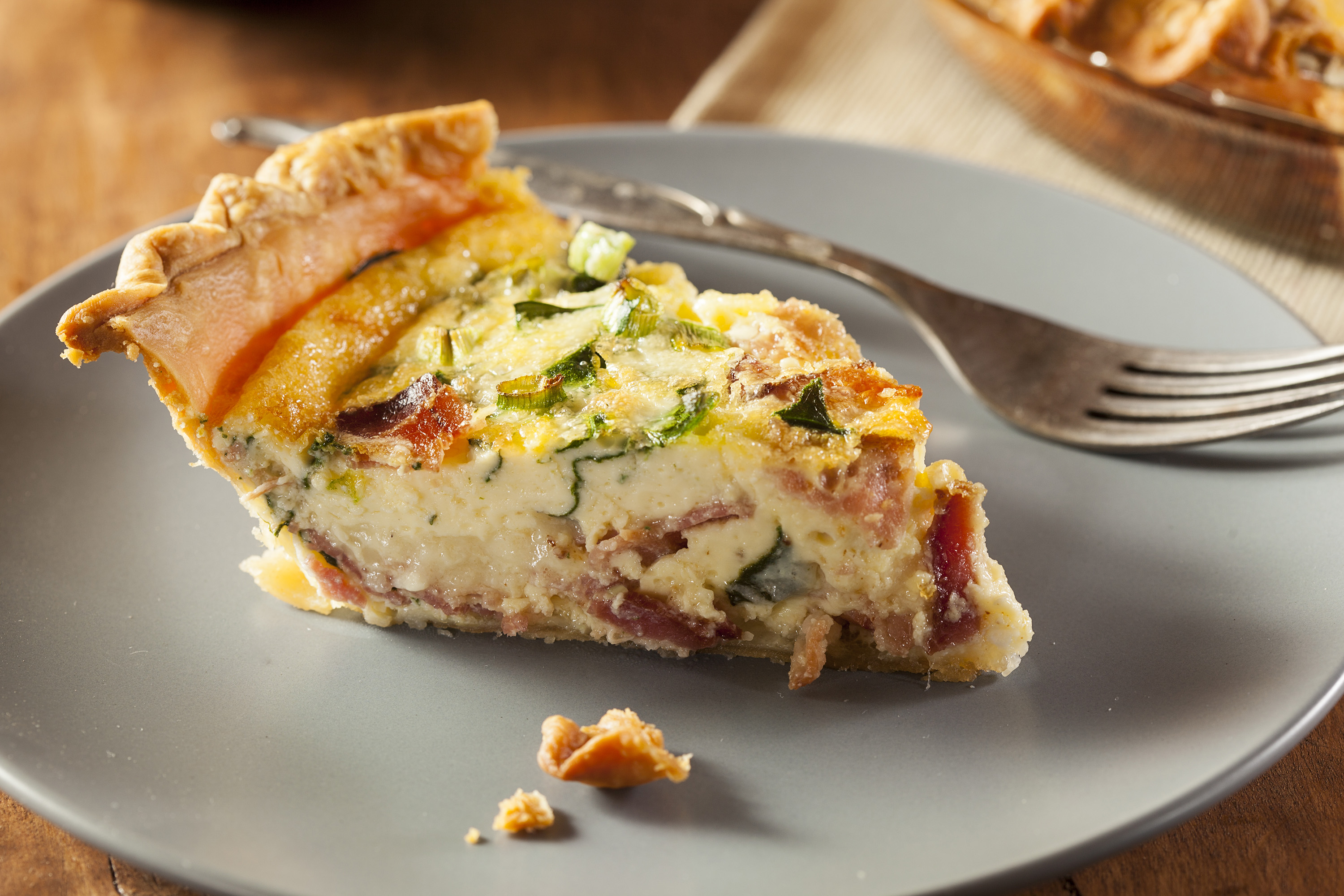 Quiche, другая подача