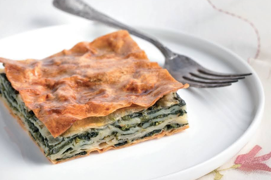 Tepsi böreği, another presentation