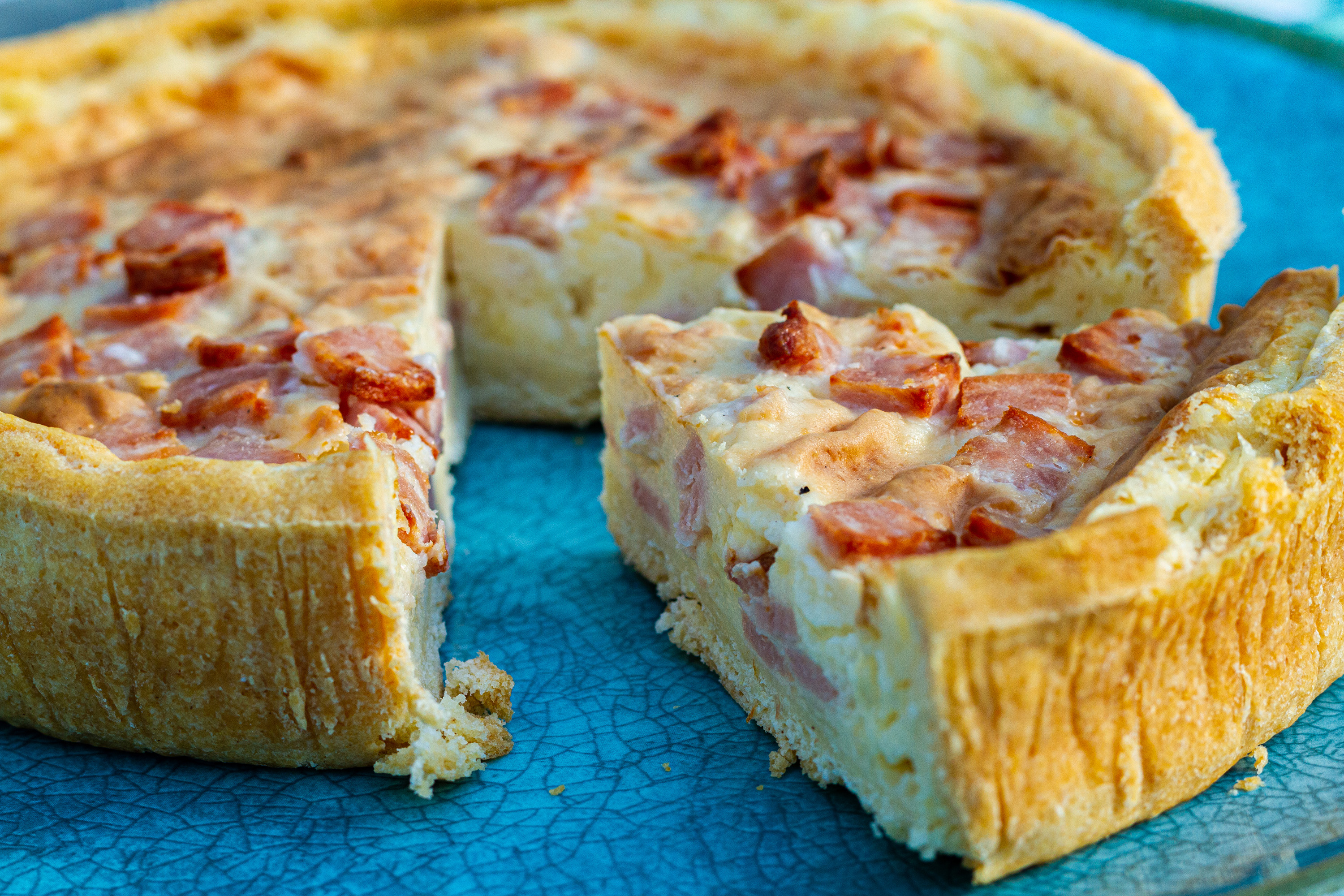 Quiche, другая подача