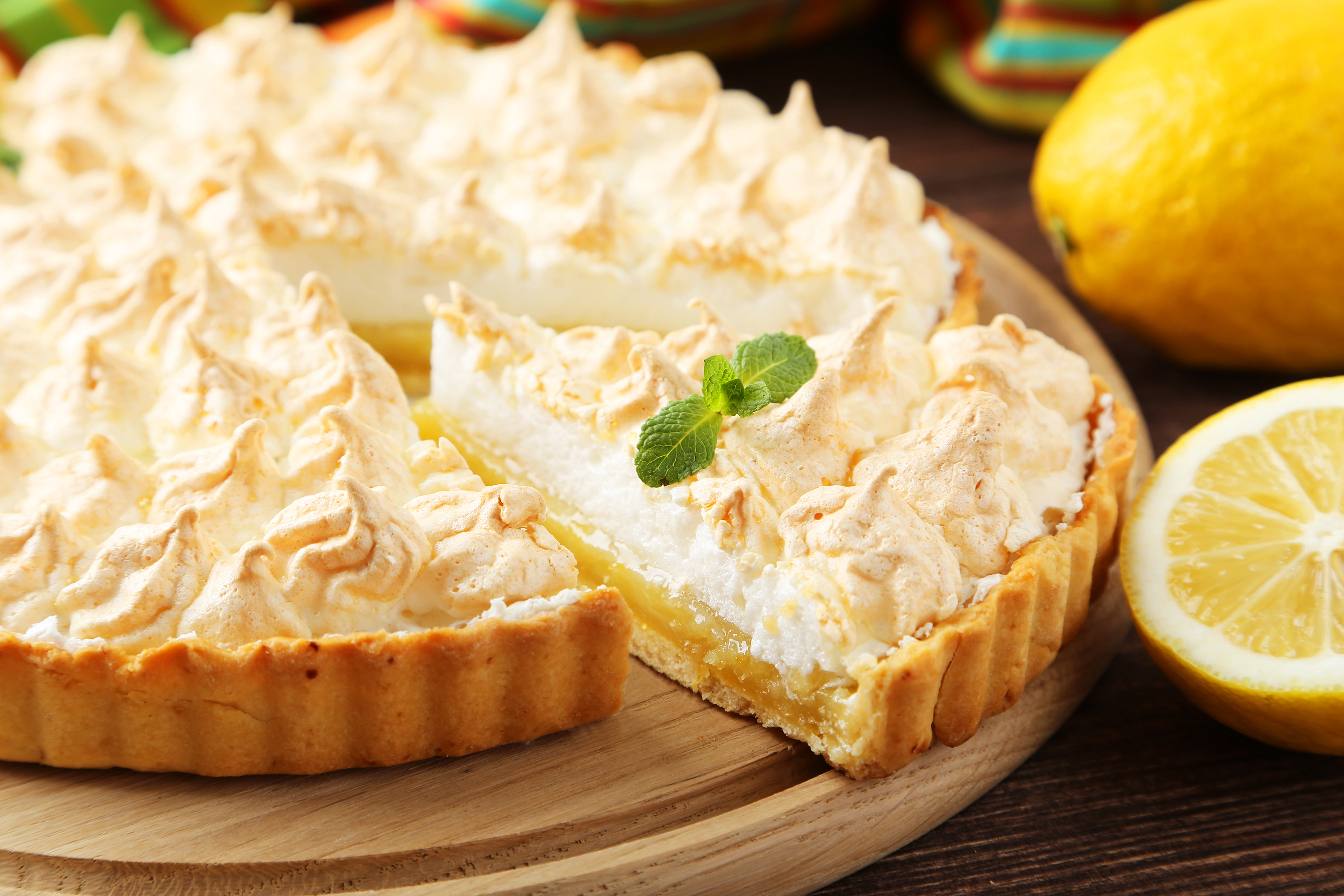 Lemon meringue pie, другая подача